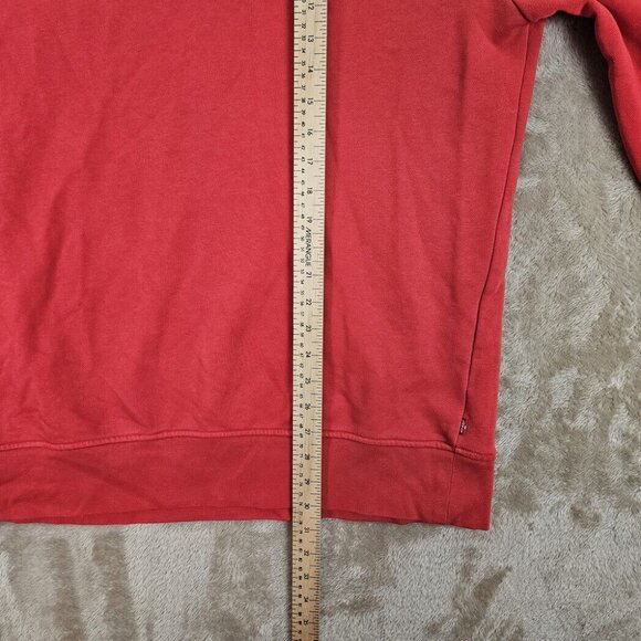 Levi's The Original Spell Out Sweatshirt Unisex Sz XXL Red Long Sleeve Pullover - Picture 4 of 10